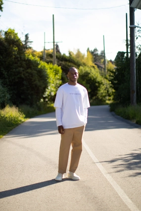 ELASTIC WAIST PANT Supportive Waistband Slim Wear Design