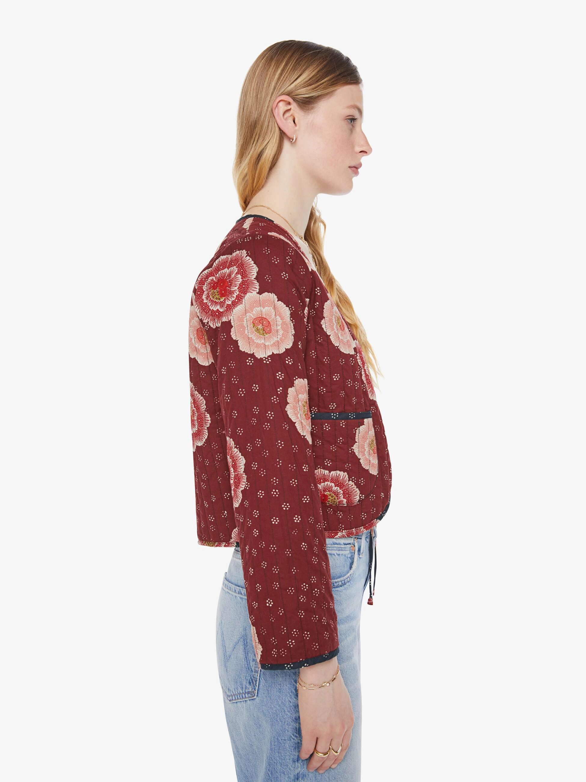 Natalie Martin Saskia Jacket - Poppy Combo Trendy Feel Sporty Fit