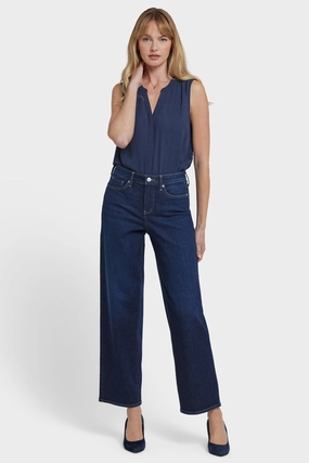 Jemma Barrel Jeans - Midnight Breeze Abrasion Resistant Denim