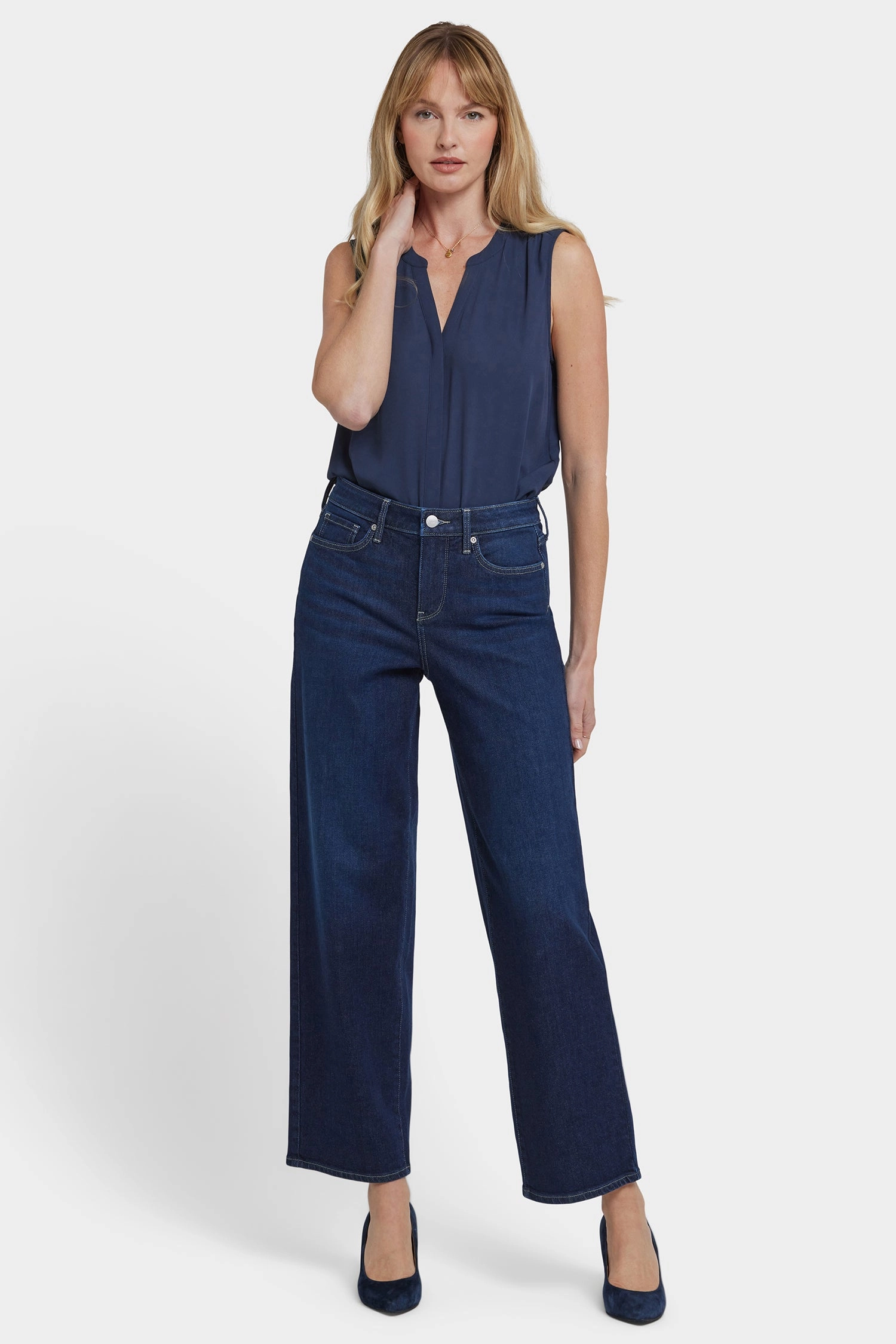 Jemma Barrel Jeans - Midnight Breeze Abrasion Resistant Denim