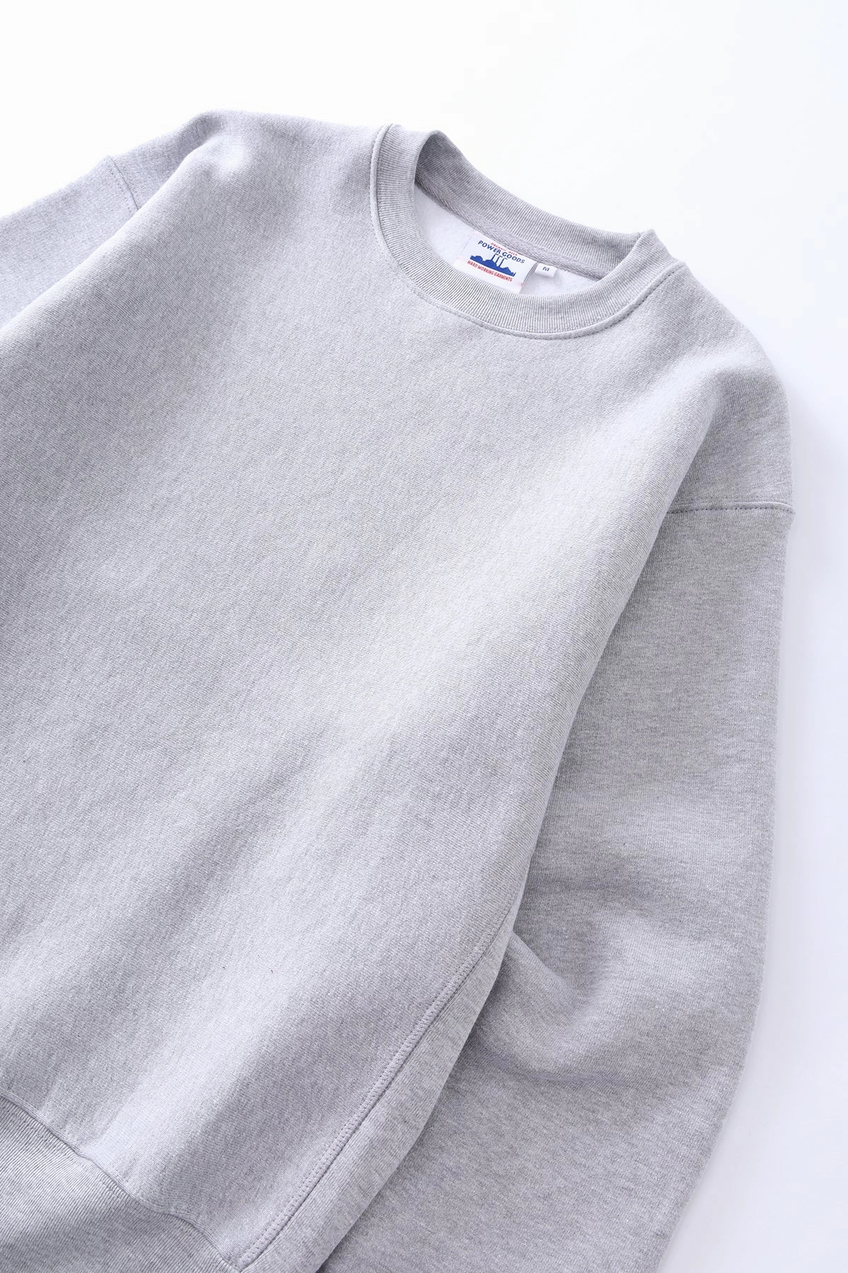 Stretchy Layers Power Goods - Super Weight Crewneck - Heather Grey