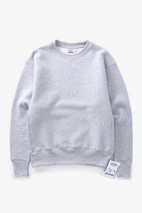 Fade Resistant Dye Power Goods - Super Weight Crewneck - Heather Grey