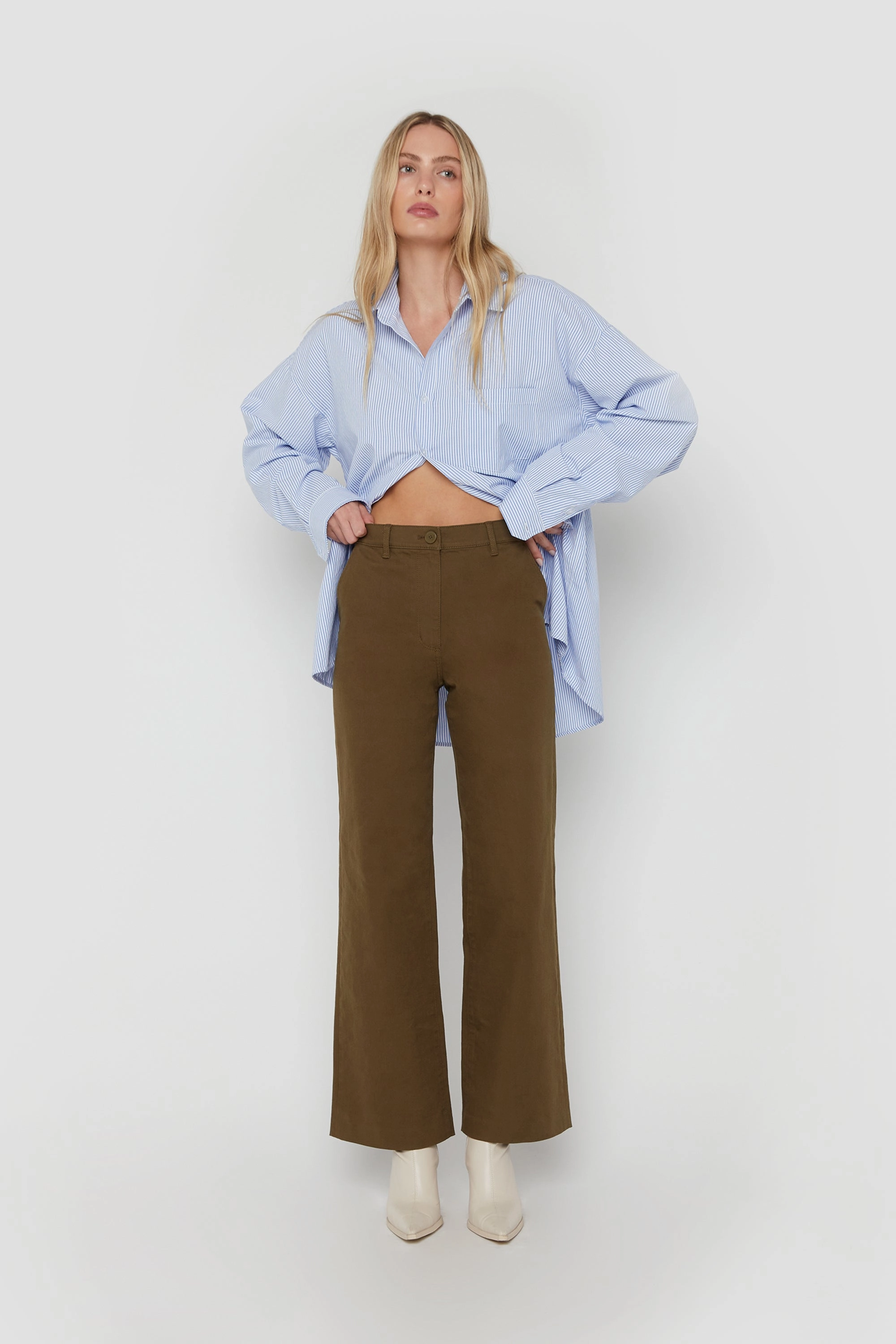 RELAXED FIT TWILL PANT Stylish Wear