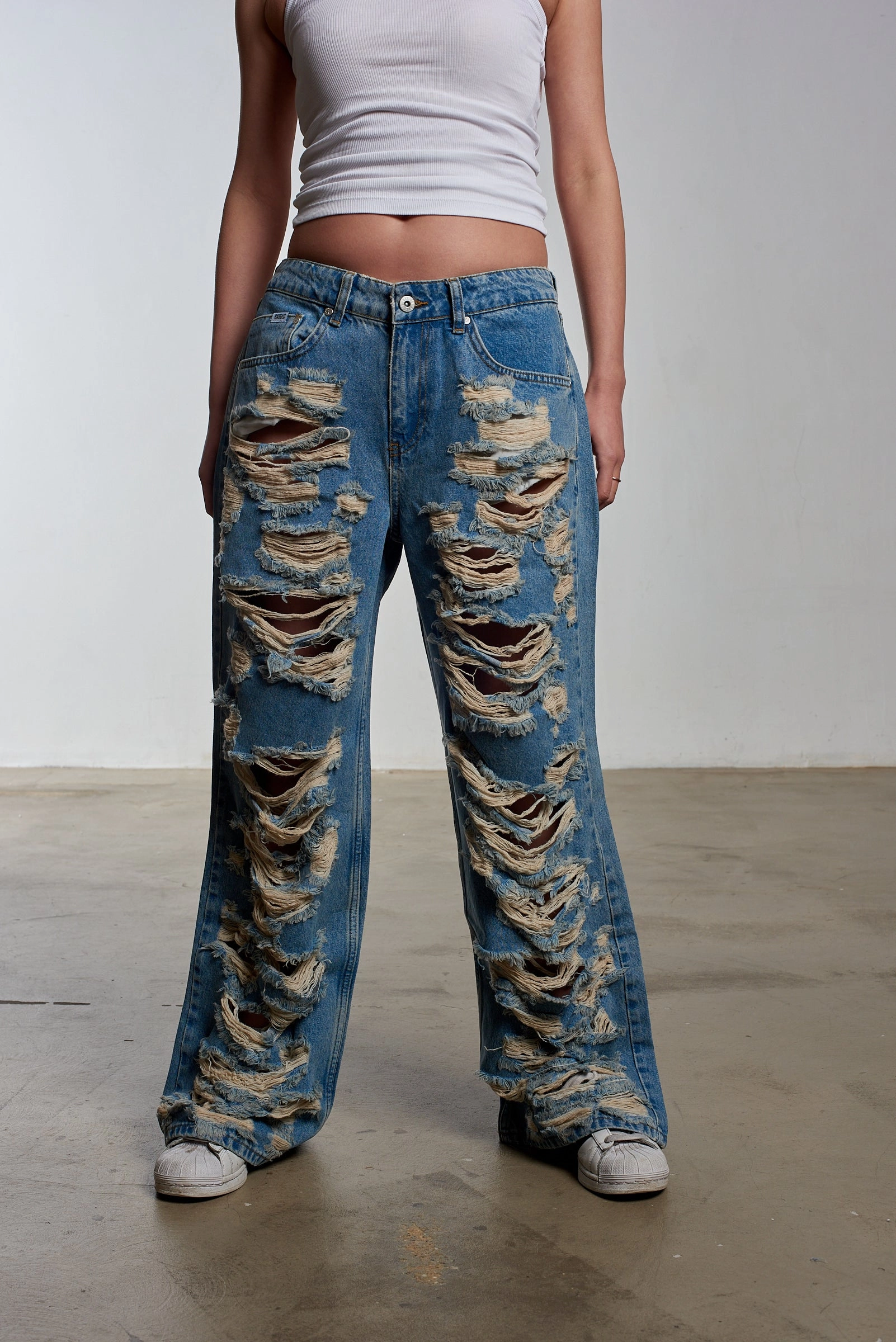 Release Jeans - Distressed Modern Vibes Morning Stroll Evening Stroll Trend Setter