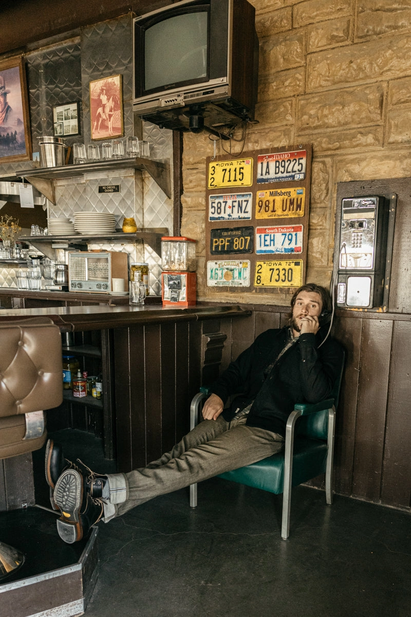 The Pen Slim - Dark Green Raw 10.5oz Selvedge Simple Wear