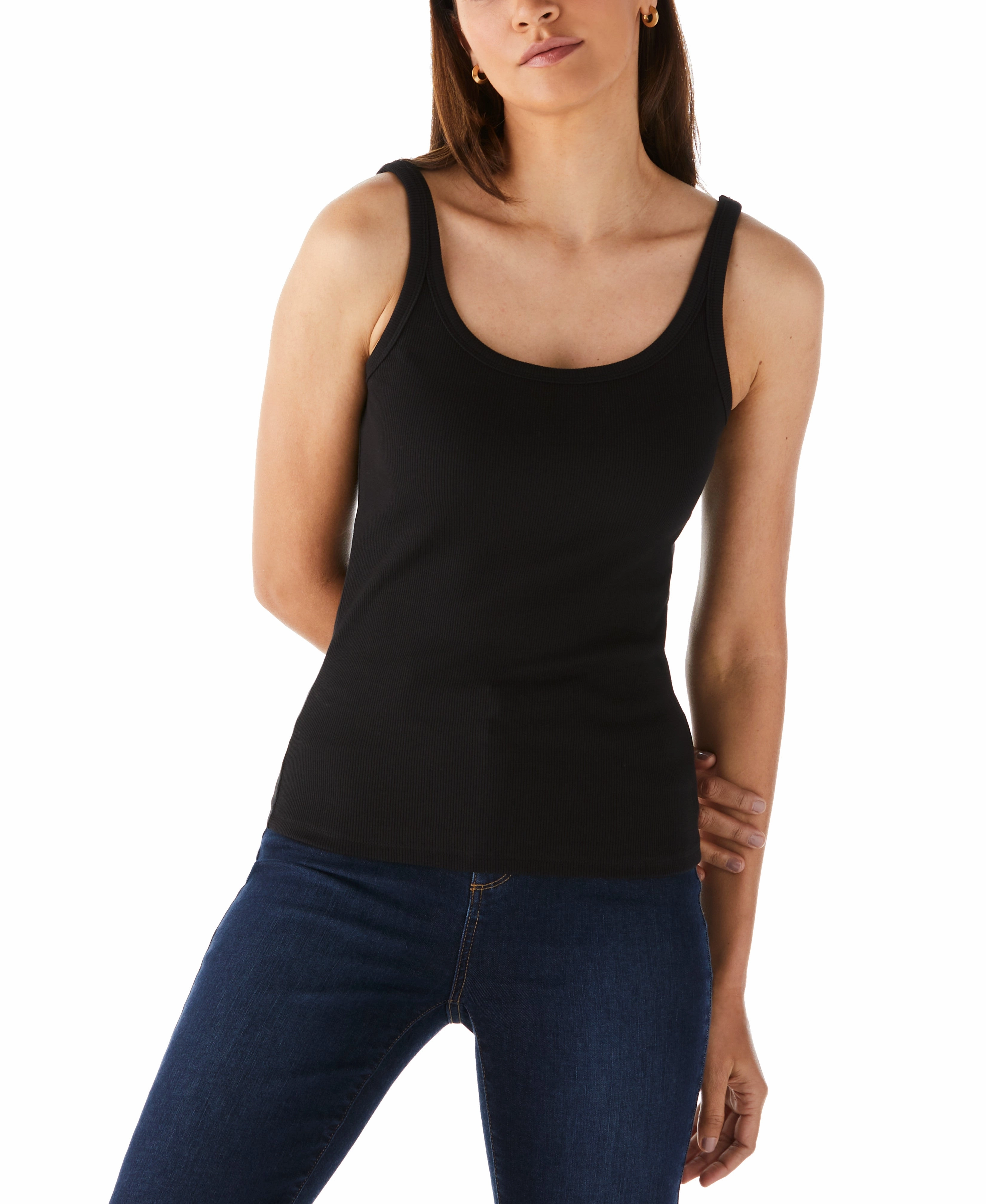 Ribbed Tank Top Chilly Day Comfort