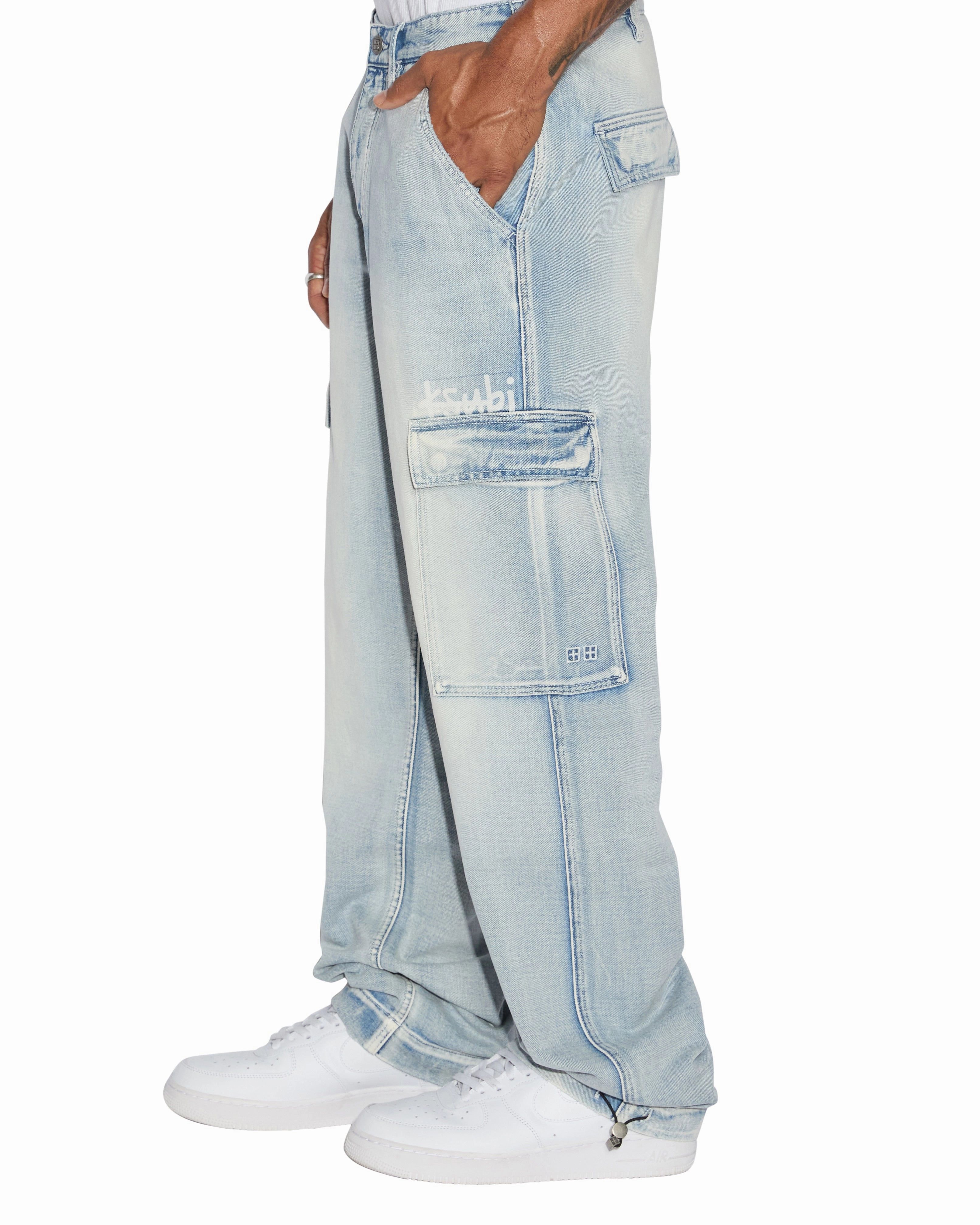 RIOT CARGO PANT BLUE ICE MoistureWickingFabric Smart Stretch