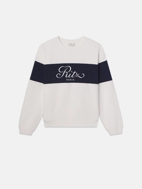 Ritz Unisex Sport Sweatshirt -- Cream Wrinkle Resistant Knit