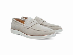Supple Suede Penny Loafer with Sporty Sole Versatile design shoes Stylish Look