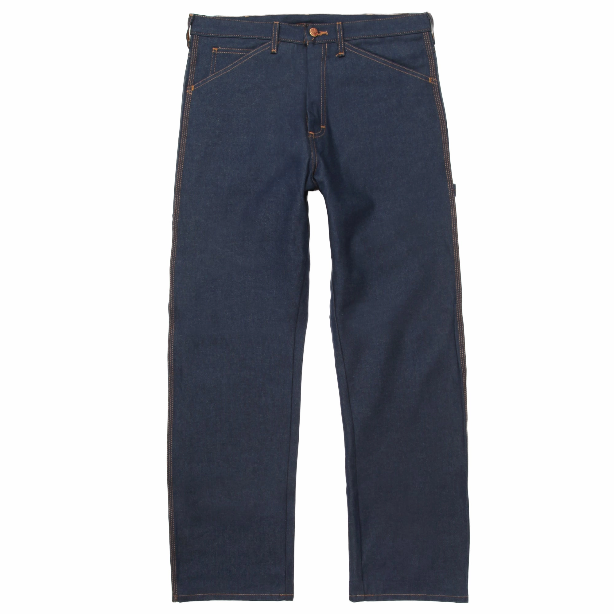 Flexible Use Round House 14oz Carpenter Jeans #101 - Raw Indigo