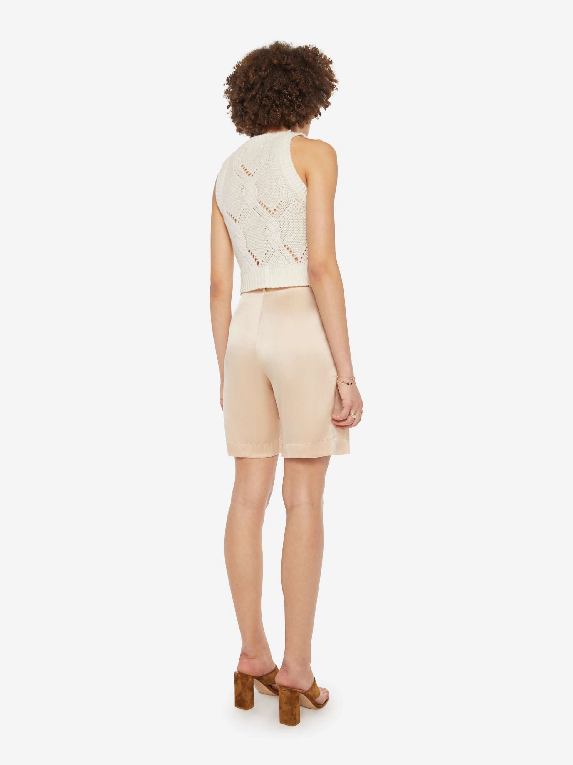 SABLYN Emerson High Rise Pleated Short - Pink Sand Active Wear Fit