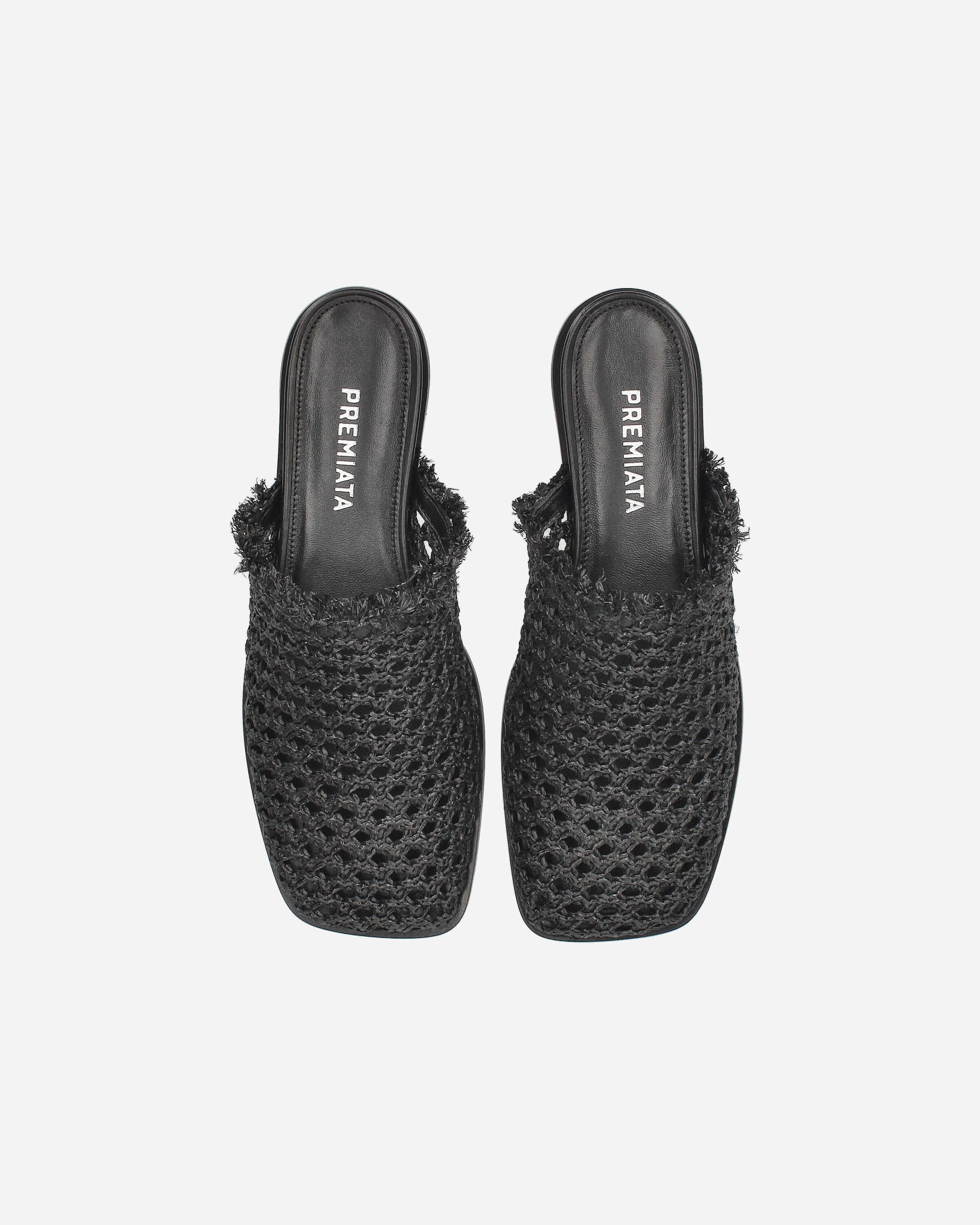 Sabot M6941A Woven Raffia Frayed Details Casual Outdoor Shoes