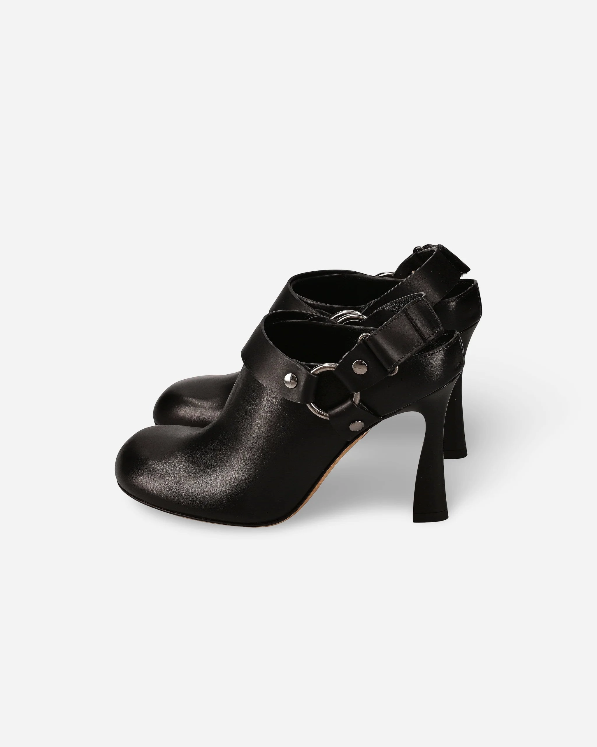 Sabot with Ring and Rivet Studs Nickel M6959A Comfortable Heel