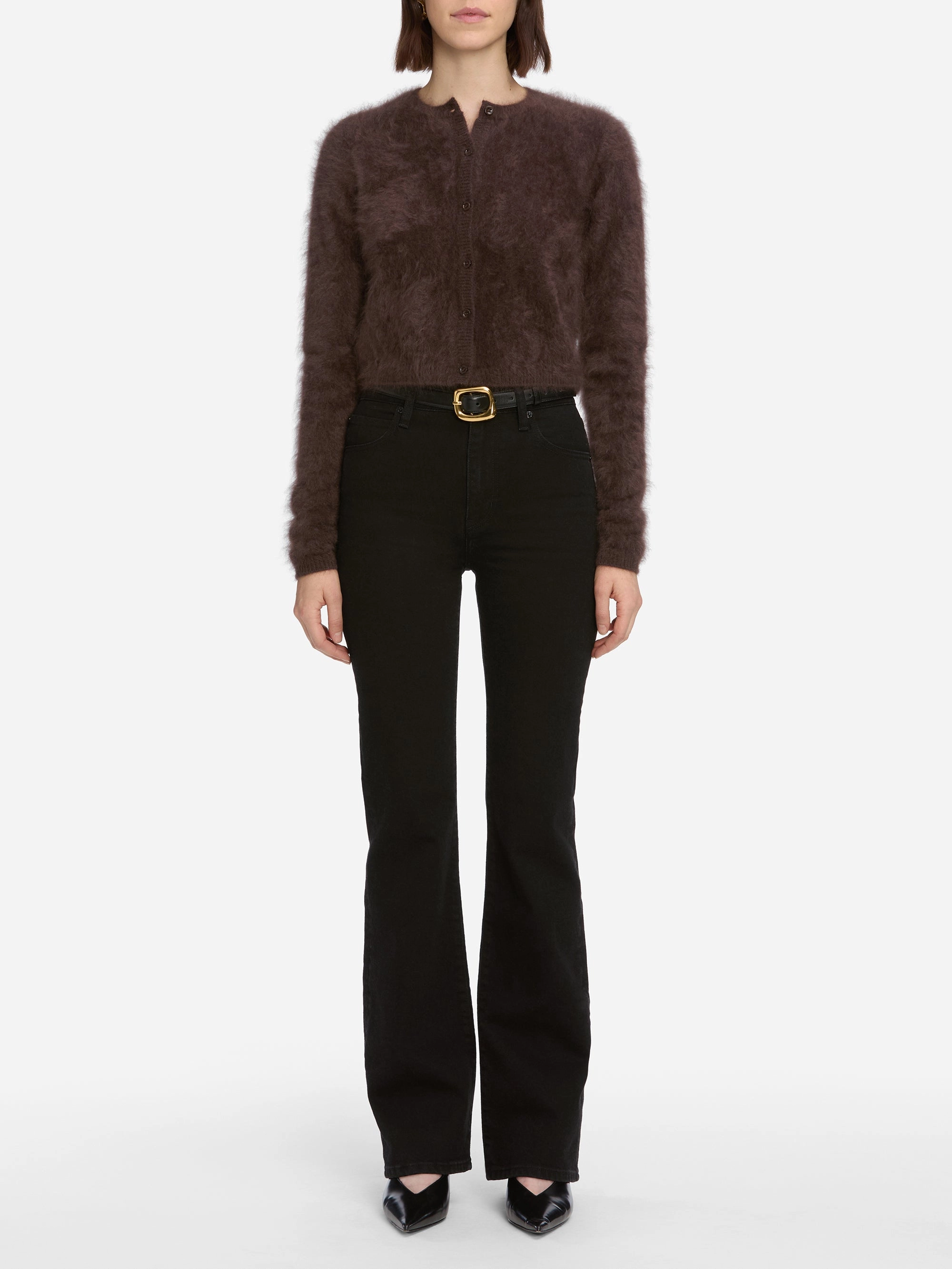 Relaxed Vibe The Teddy Cardi -- Coffee
