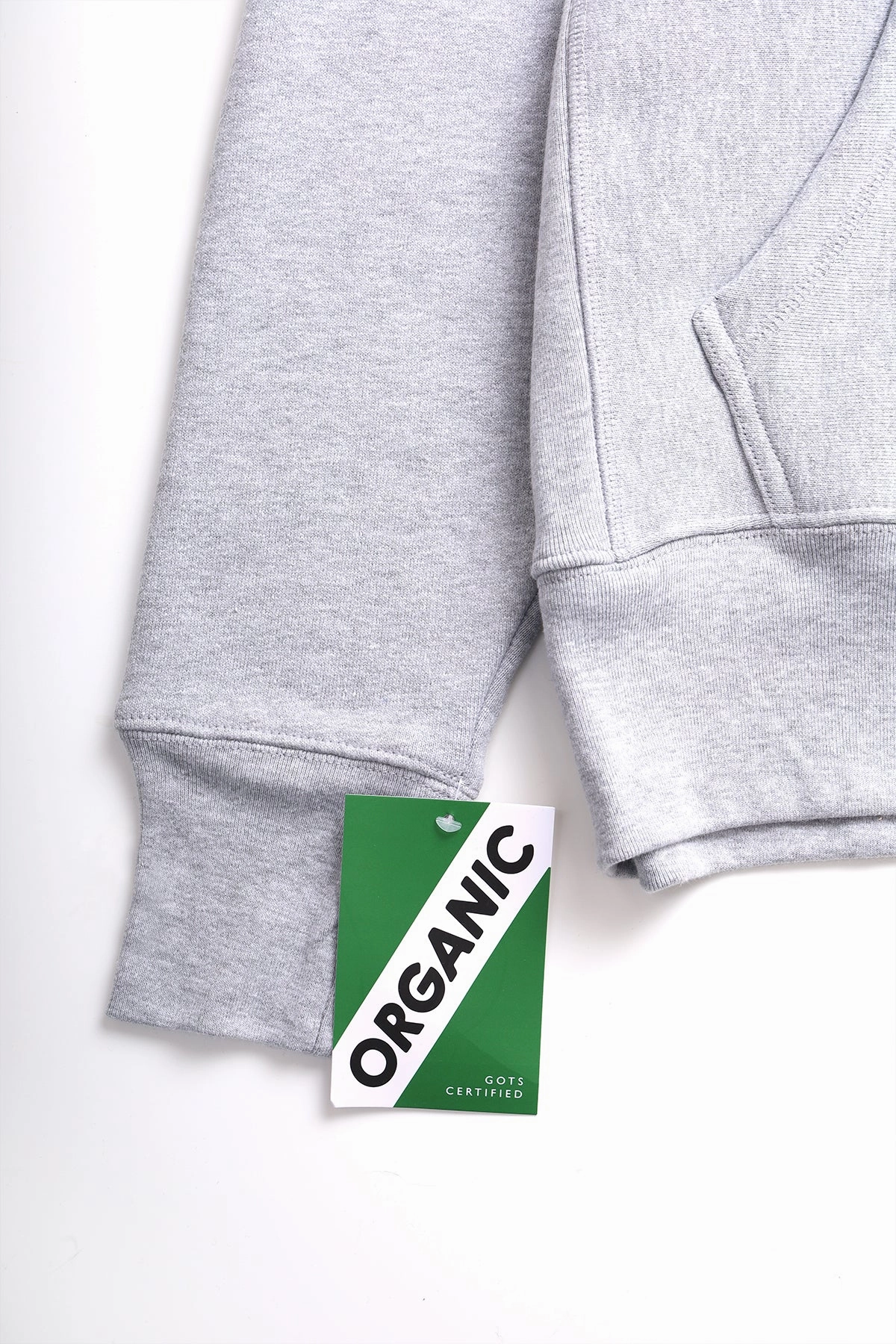 Side Slit Design Service Works - 12oz Service Embroidered Hoodie - Grey