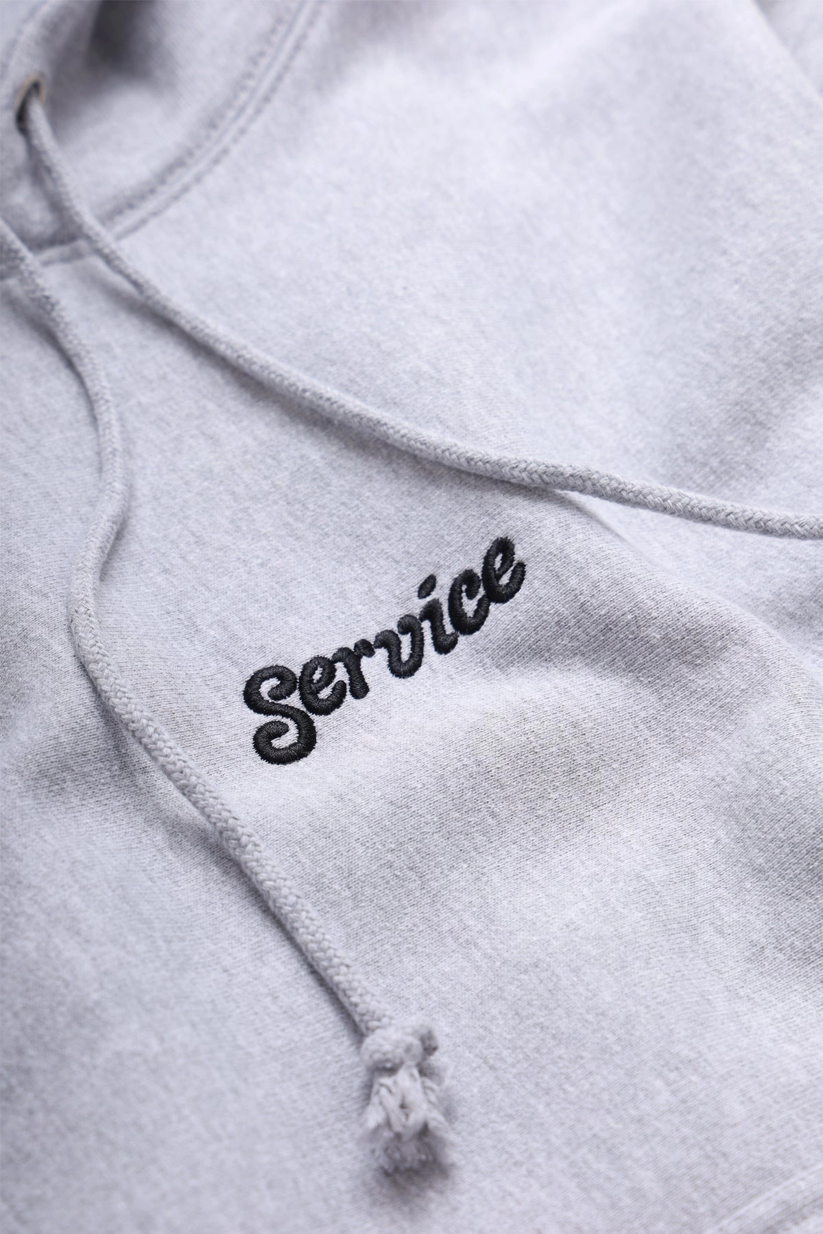 Layered Style Service Works - 12oz Service Embroidered Hoodie - Grey