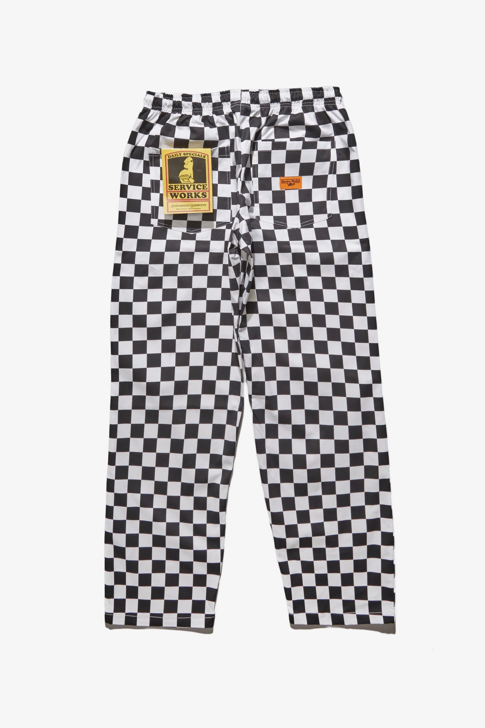 Easy Stretch Service Works - Classic Chef Pants - Checkerboard