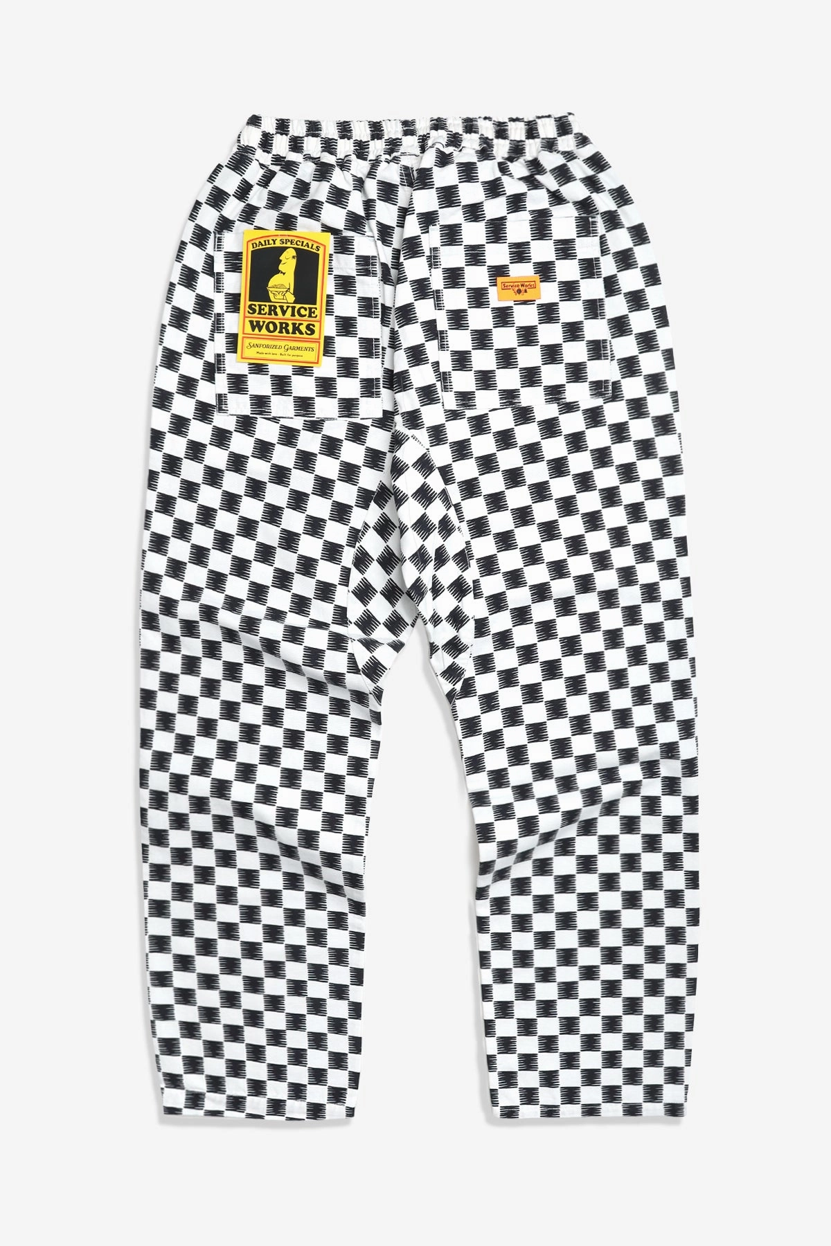 Stretch Material Service Works - Classic Chef Pants - Mono Checker
