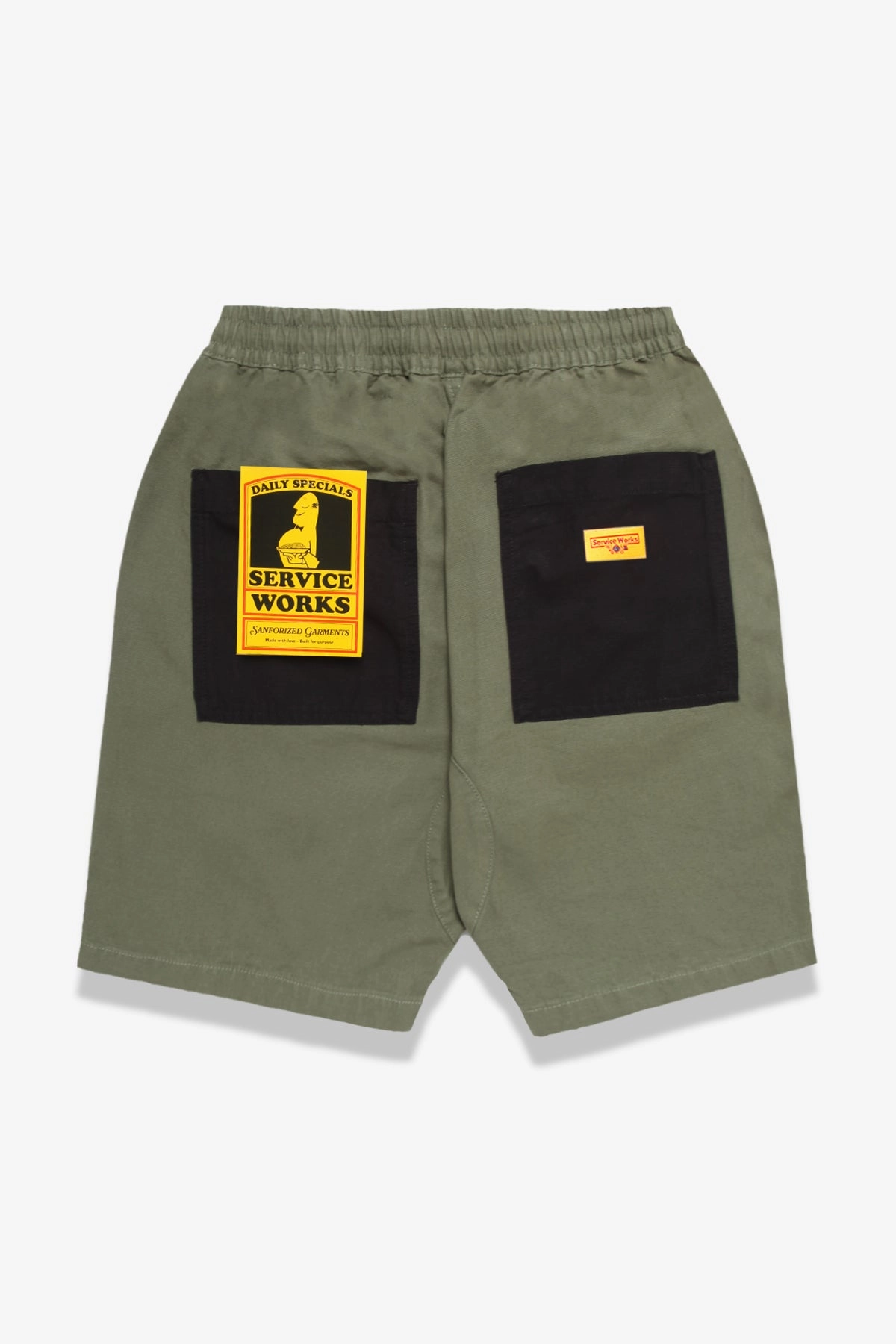 Service Works - Classic Chef Shorts - Woodland All Purpose Utility Fit MoistureWickingLining