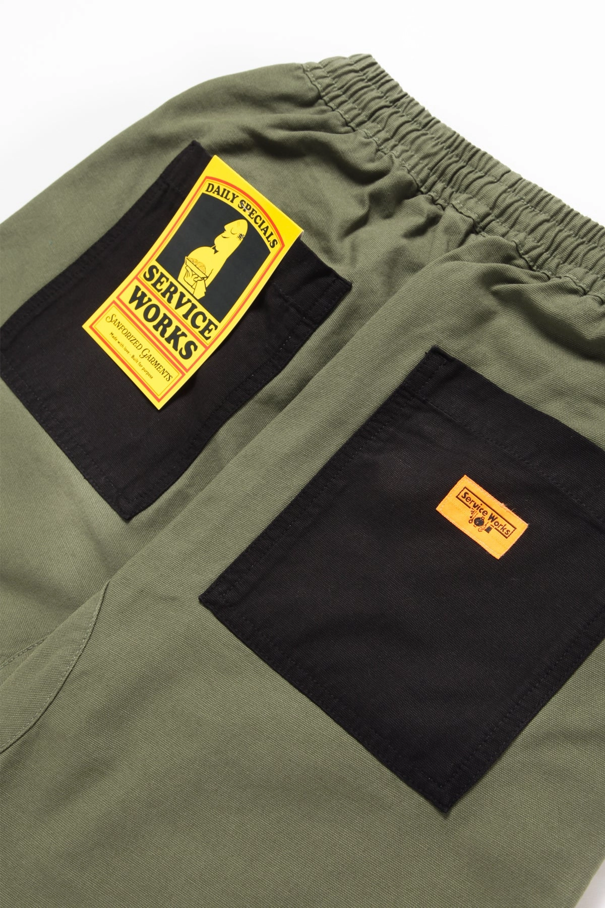 Breeze Flow Service Works - Classic Chef Shorts - Woodland