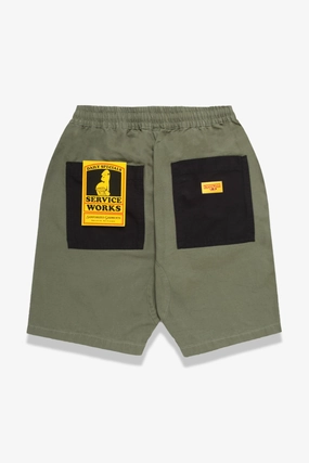 Service Works - Classic Chef Shorts - Woodland All Purpose Utility Fit MoistureWickingLining