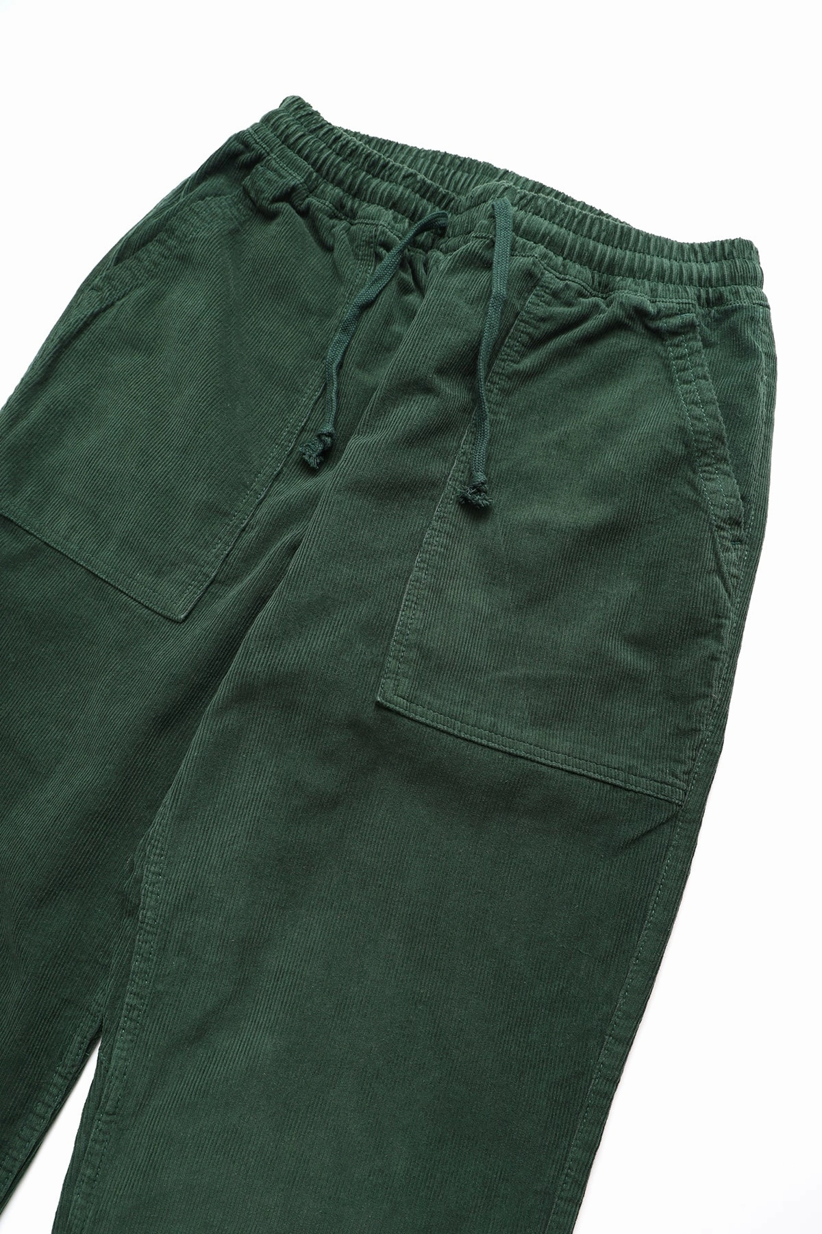 Wide fit Minimalist Design Service Works - Corduroy Chef Pants - Forest