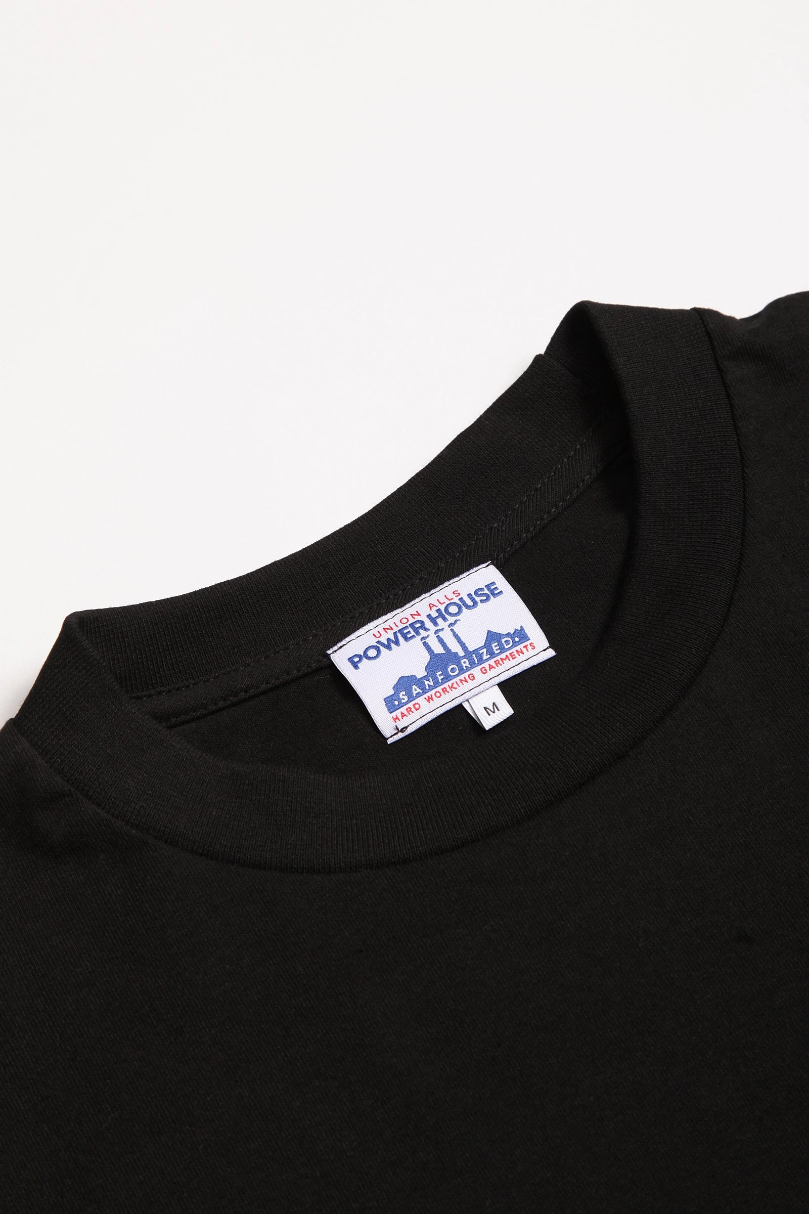Sporty Fit Temperature Regulating Service Works - Heavyweight Logo Tee - Black