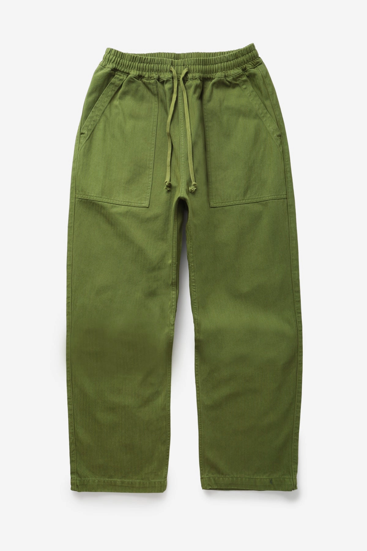 FunctionalZipper Perfect Comfort Service Works - Herringbone Chef Pants - Pesto
