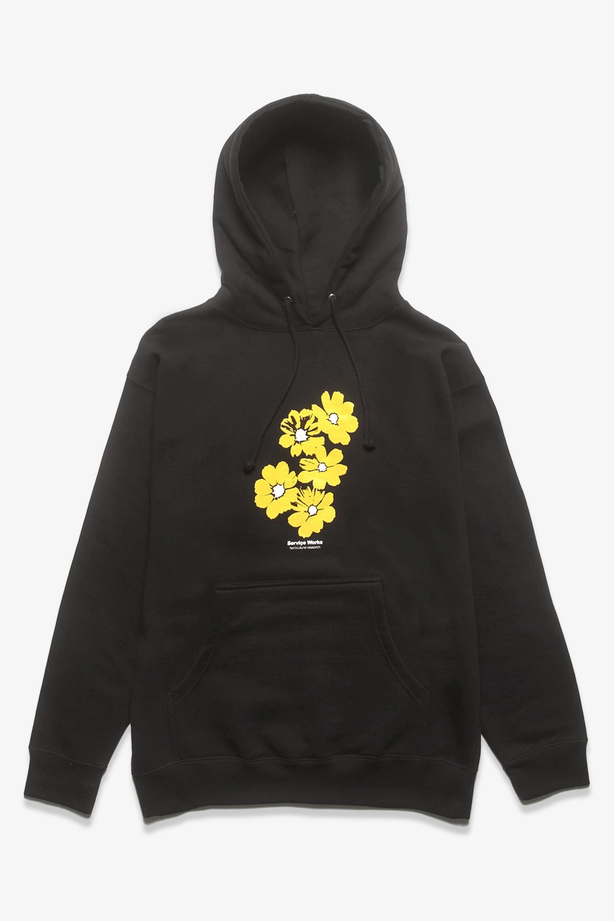 Service Works - Horticultural Research Hoodie - Black Breathable Comfort