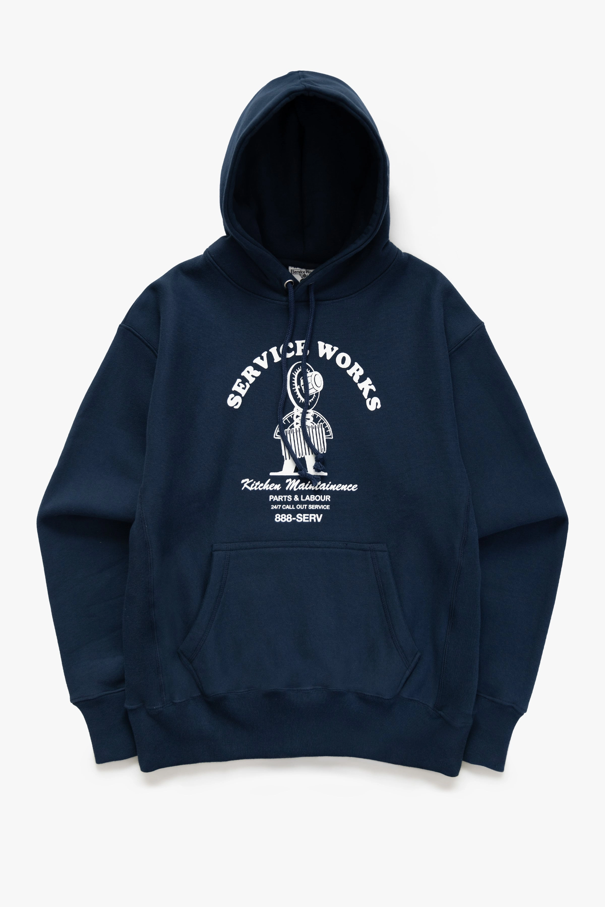 Service Works - Maintainence Hoodie - Navy Knit Apparel