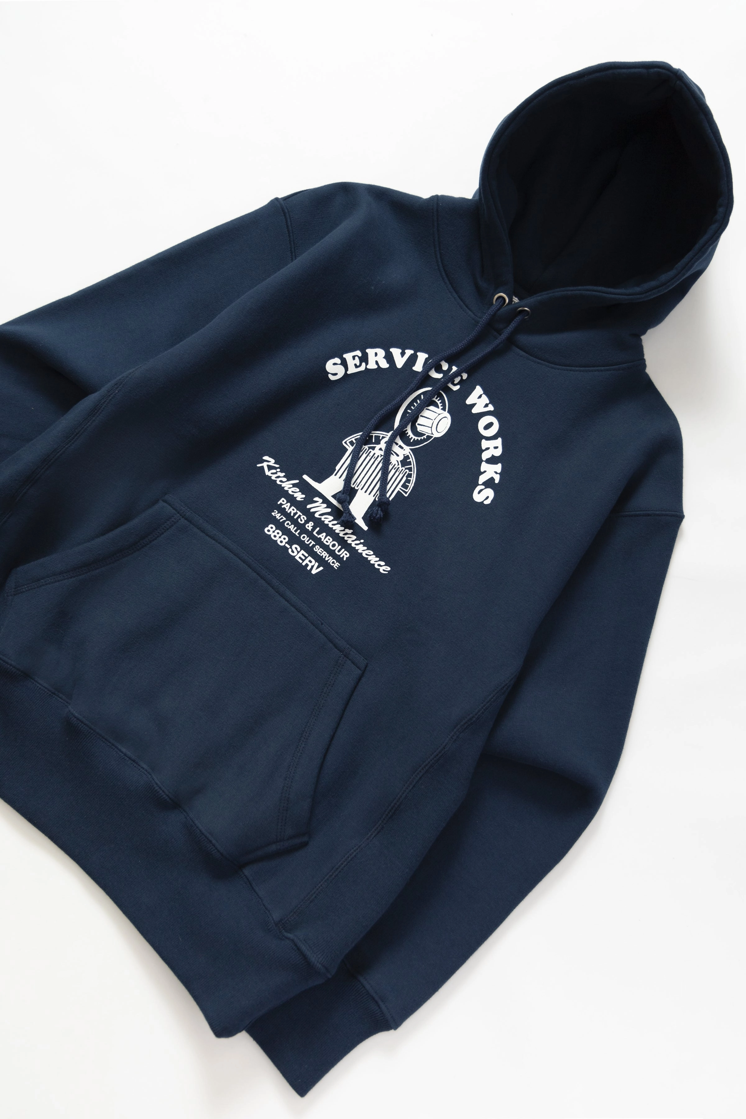 Service Works - Maintainence Hoodie - Navy Seasonal Layers