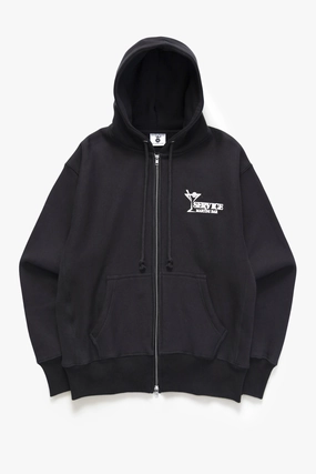 Performance Comfort Winter Day Comfort Service Works - Martini Zipper Hoodie - Black