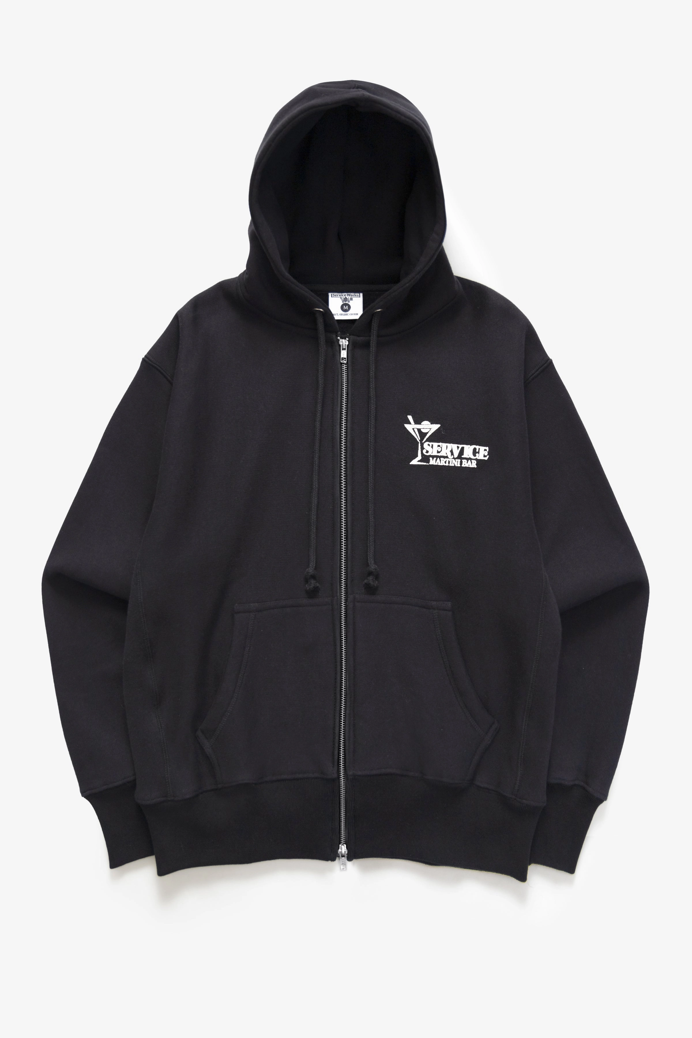 Performance Comfort Winter Day Comfort Service Works - Martini Zipper Hoodie - Black