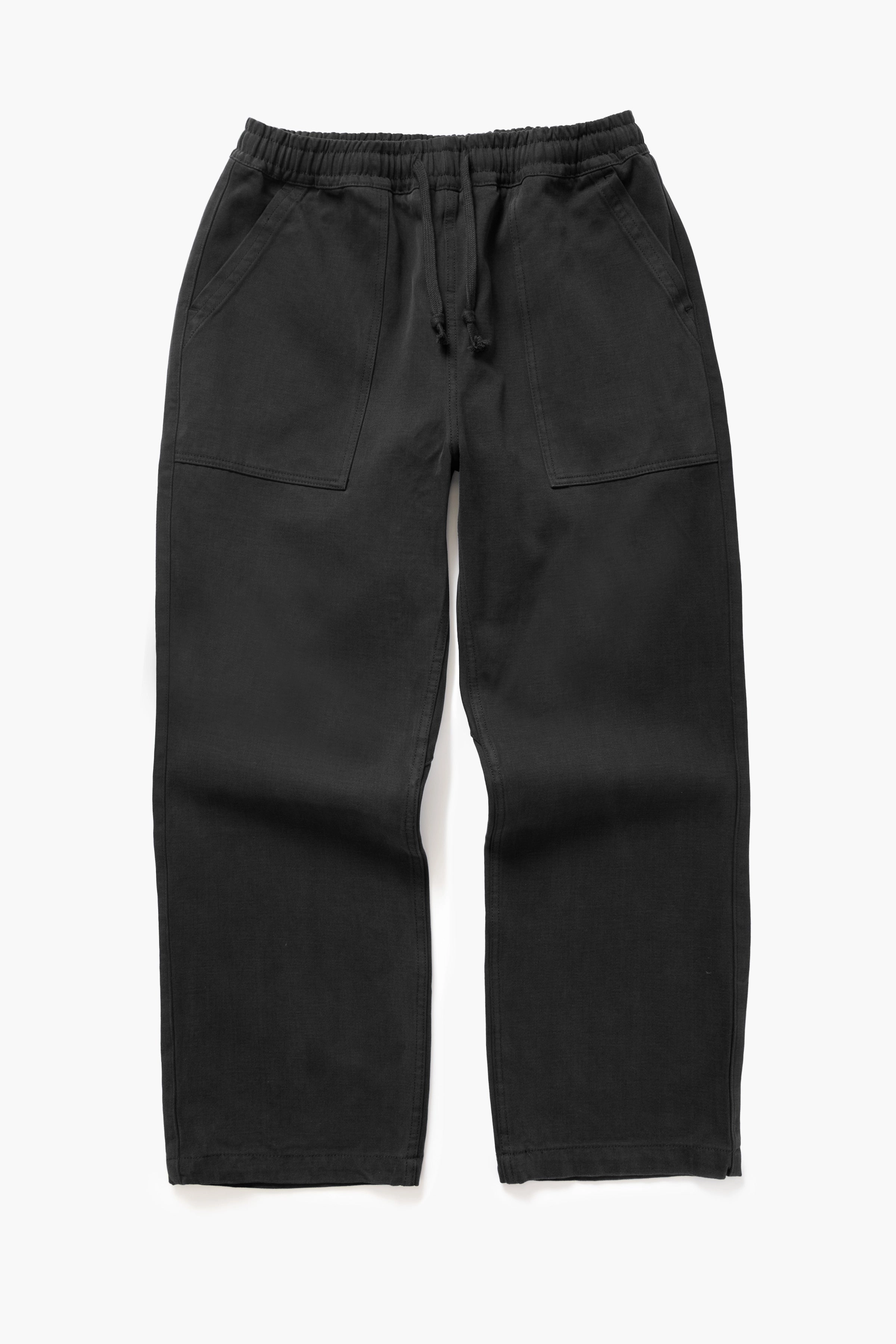Service Works - Moleskin Chef Pants - Black Quick-Dry Fabric