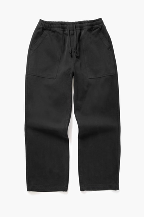 Service Works - Moleskin Chef Pants - Black Quick-Dry Fabric