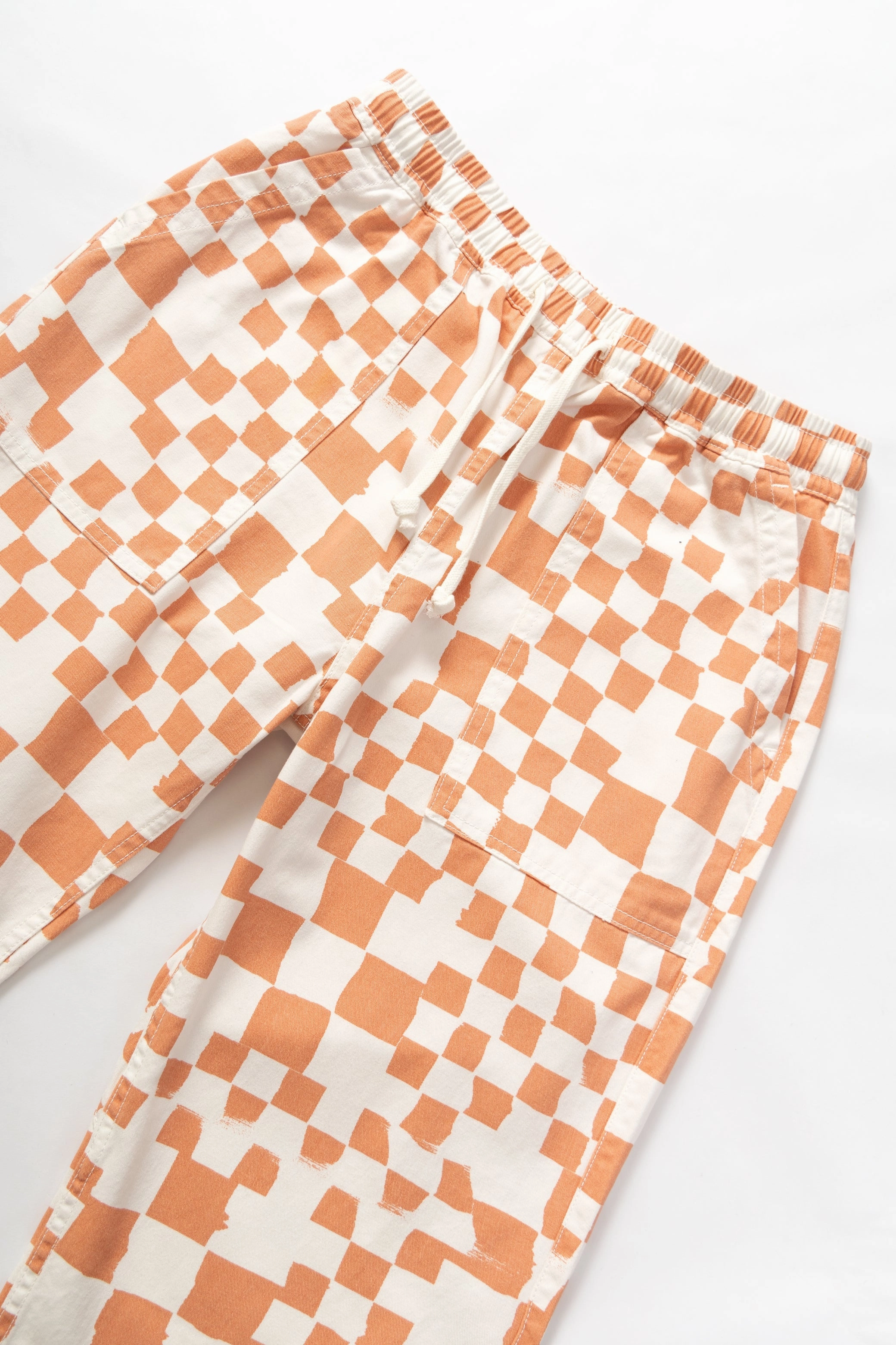 Service Works - Printed Chef Pants - Salmon Checker Supportive Fit