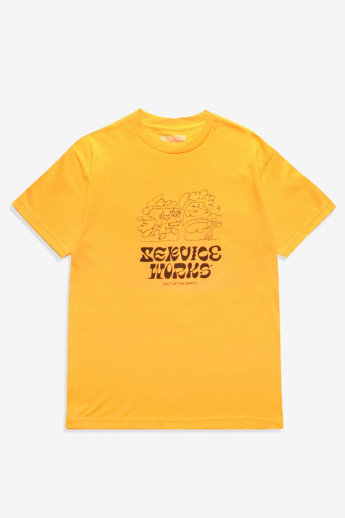 Service Works - Salt of the Earth Tee - Sunflower All-Weather Wear