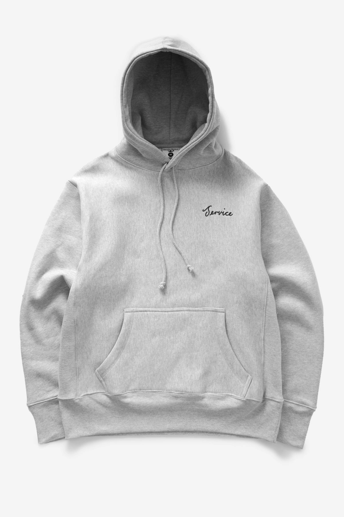 Warm Hug Service Works - Script Logo Hoodie - Marl Grey