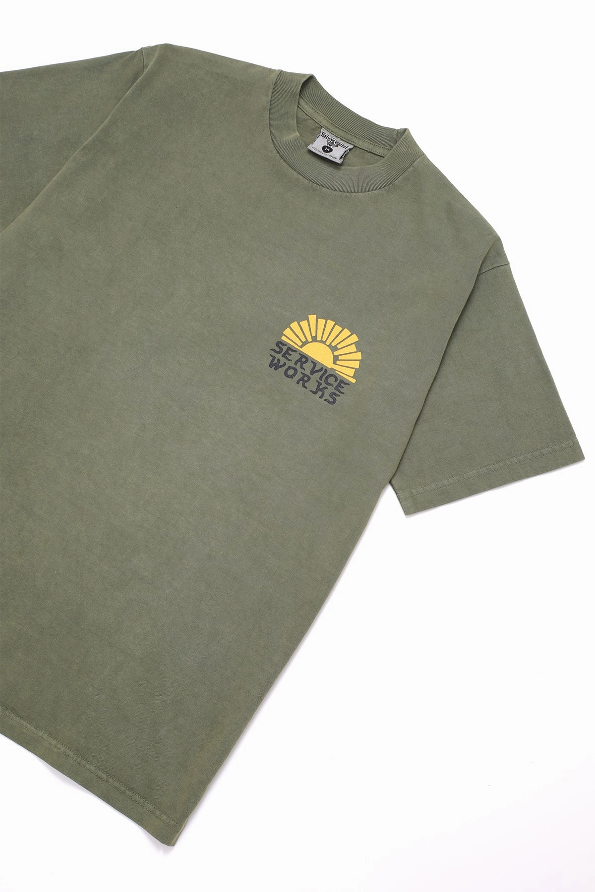 Service Works - Sunny Side Up Tee - Olive Cozy And Stylish