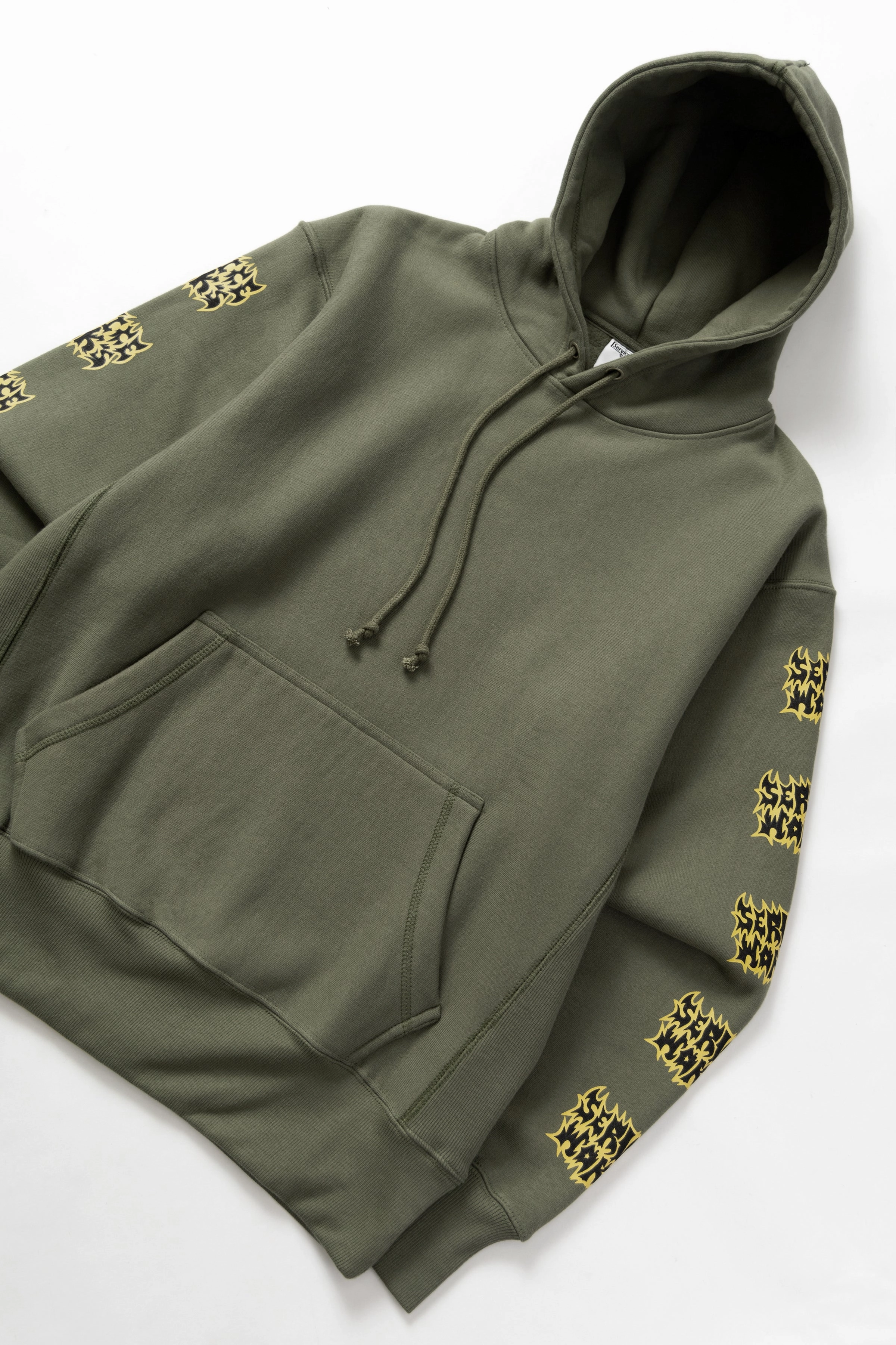 Casual Knit Wear Light Weight Service Works - Thrash Hoodie - Olive