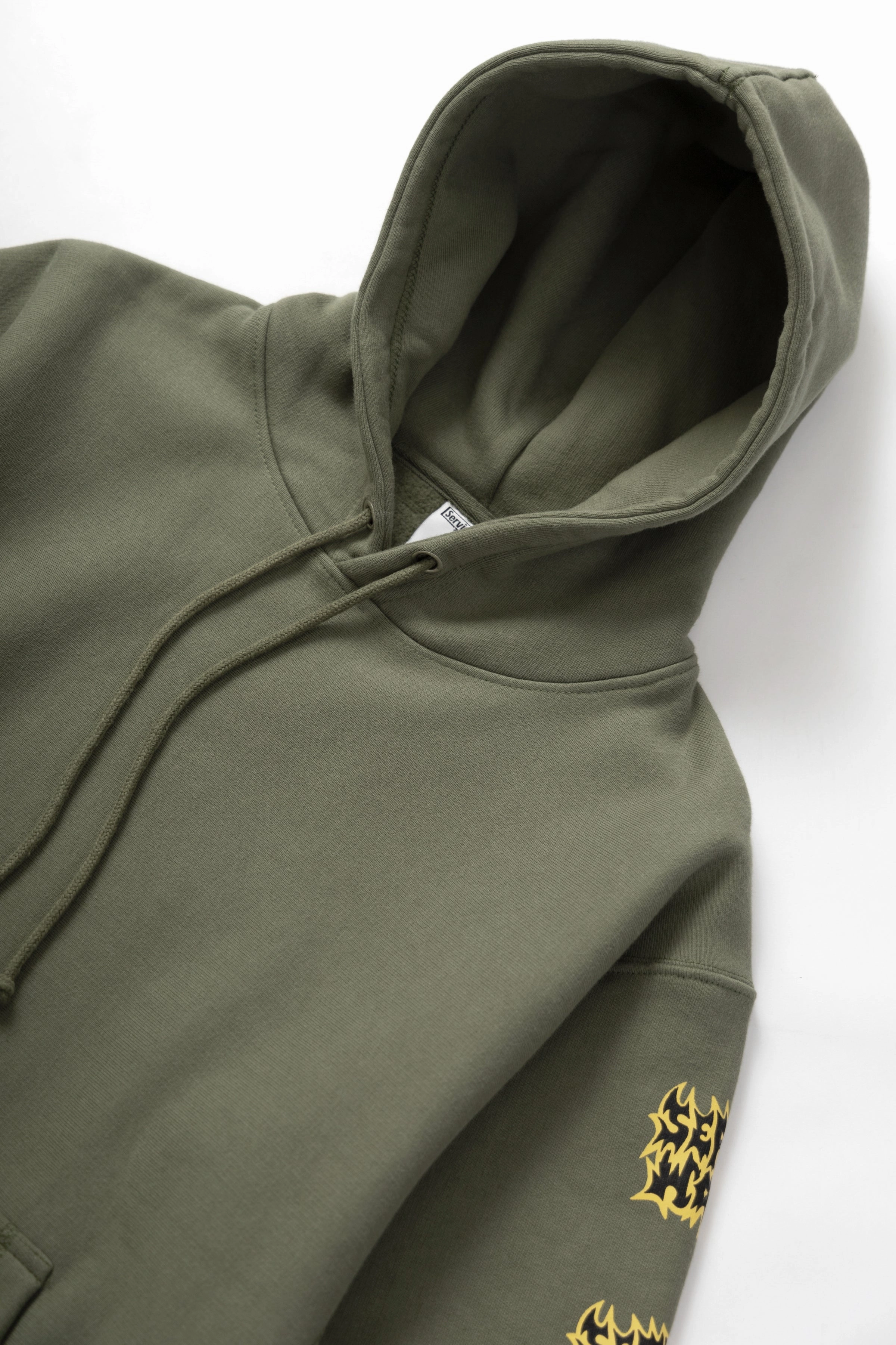 Service Works - Thrash Hoodie - Olive Breathable Stretch Fit Cozy Choice