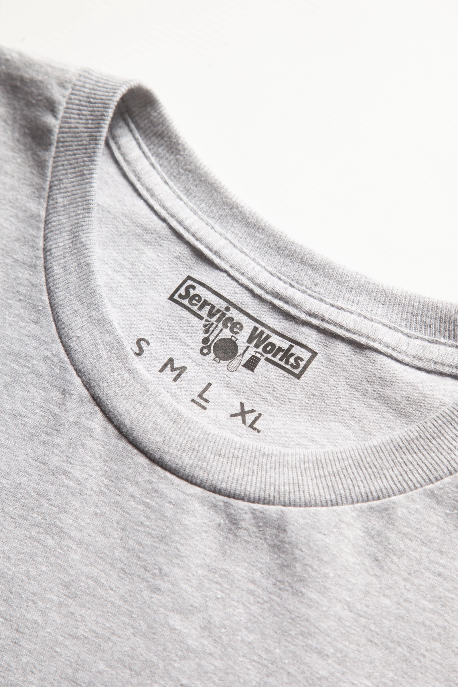 Service Works - Turbot Tee - Heather Grey Fresh Style