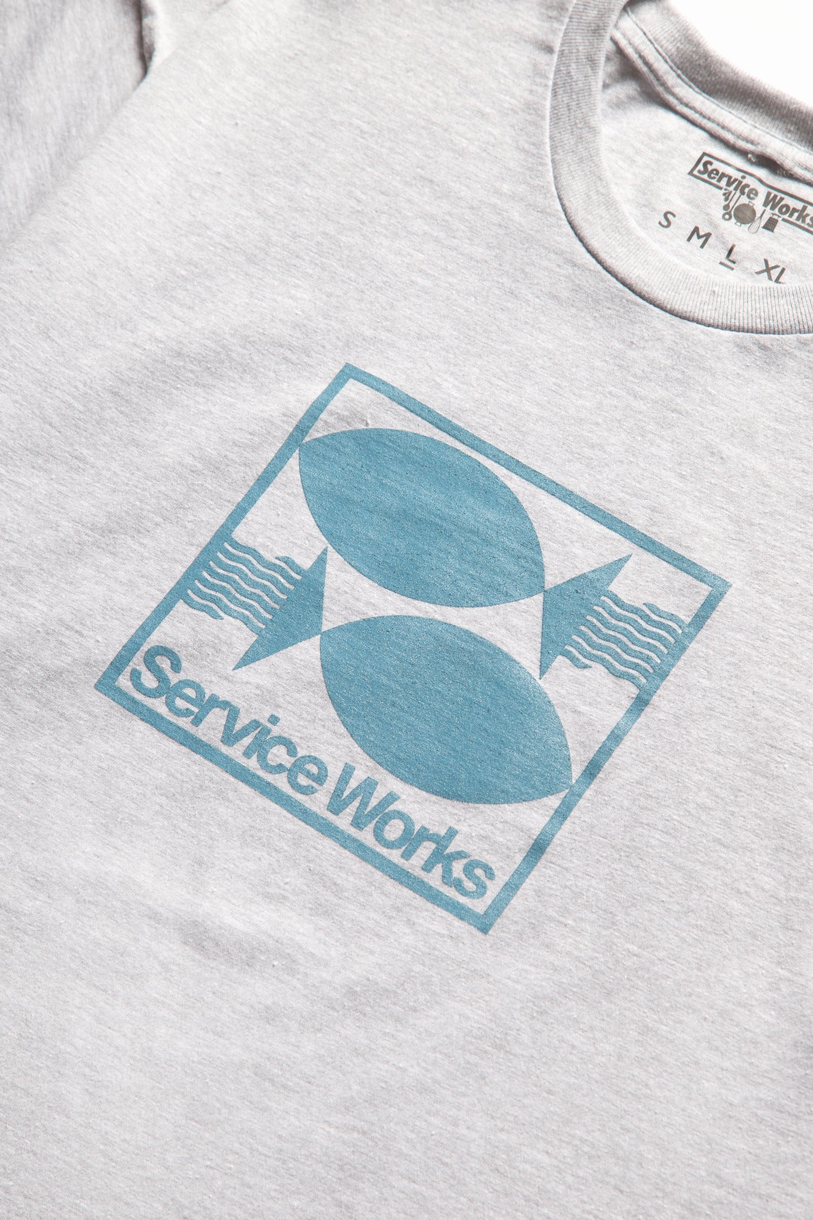 Light Wear Service Works - Turbot Tee - Heather Grey