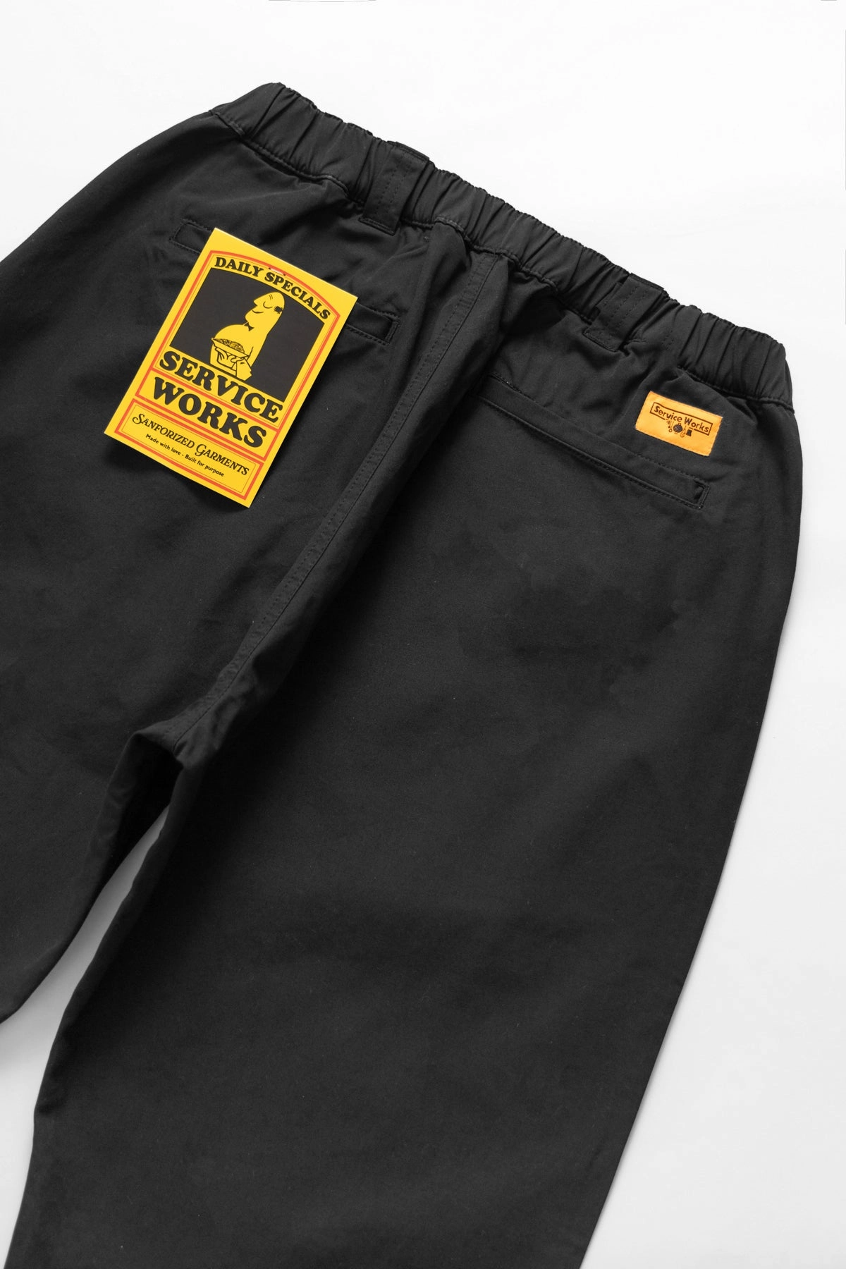 Stylish Waistband Service Works - Twill Waiters Pant - Black