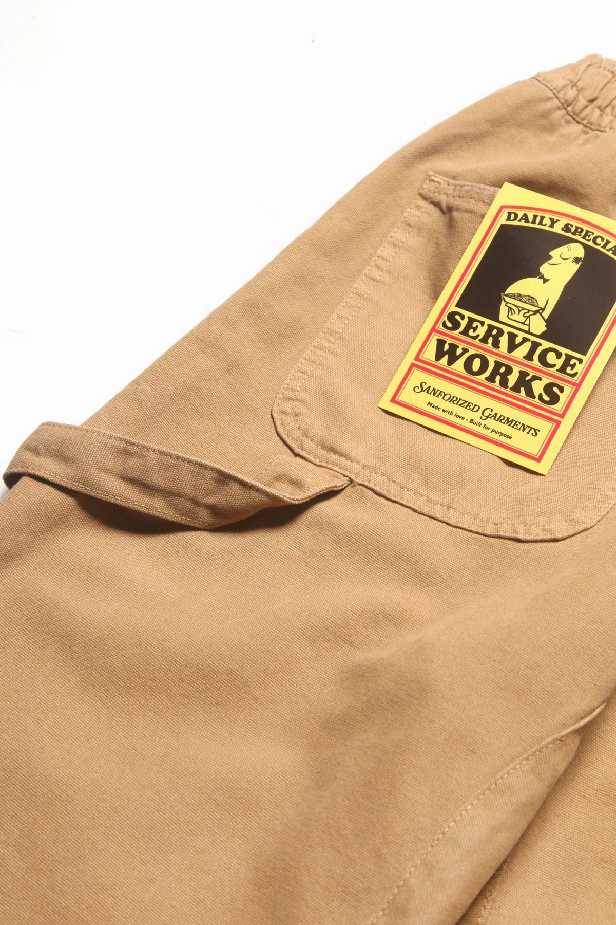Seamless Comfort Loose cut Service Works X Blast Skates - Utility Chef Pants - Khaki