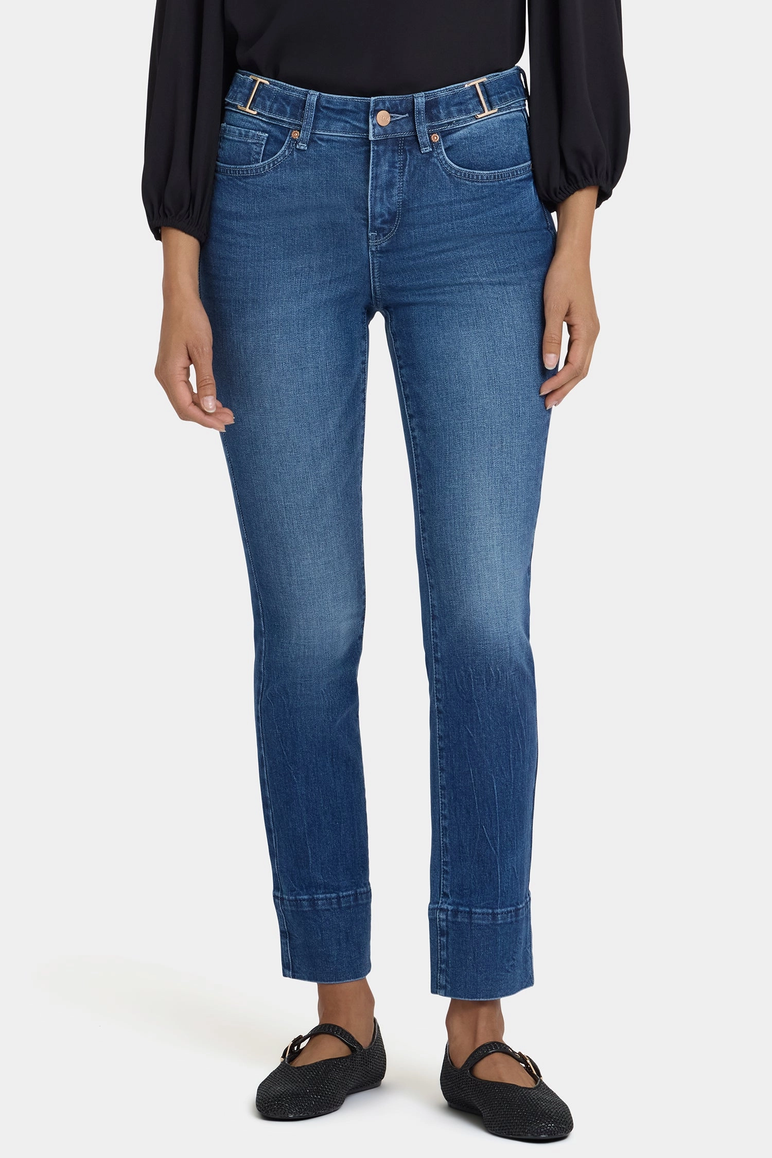 Everyday Ready Versatile Everyday Wear Sheri Slim Jeans In Petite - Cool Marine