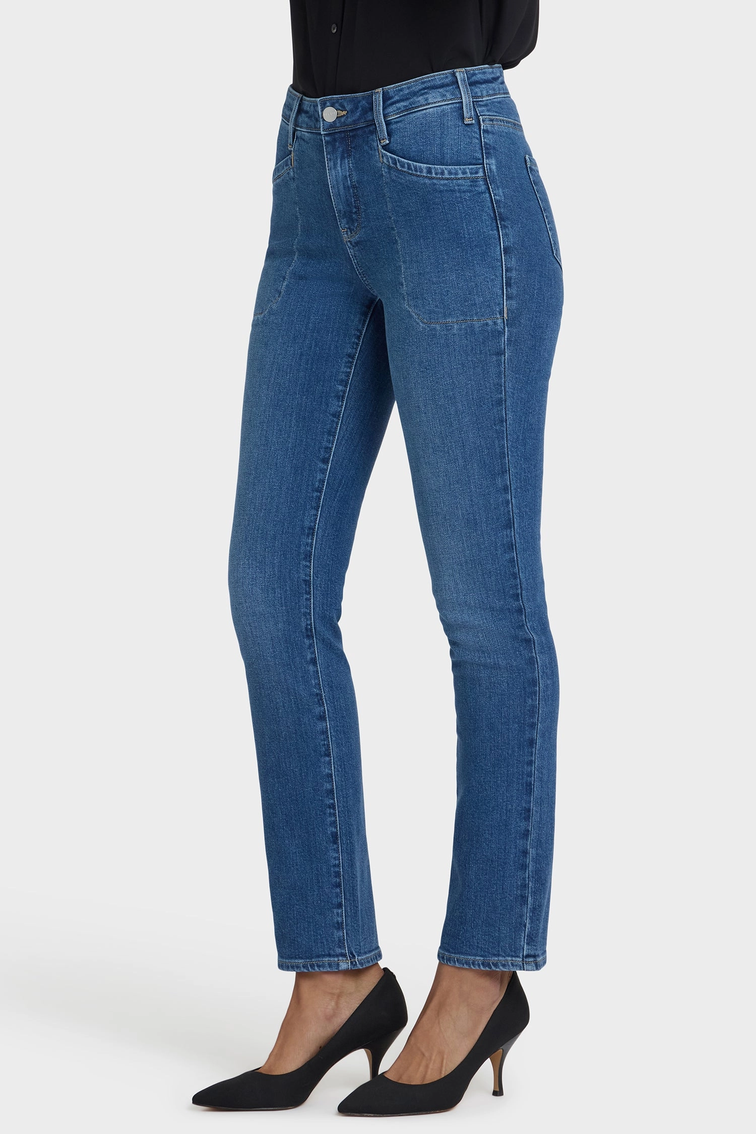 Comfortable Outfit Comfortable Choice Sheri Slim Jeans In Petite - Opera Blue