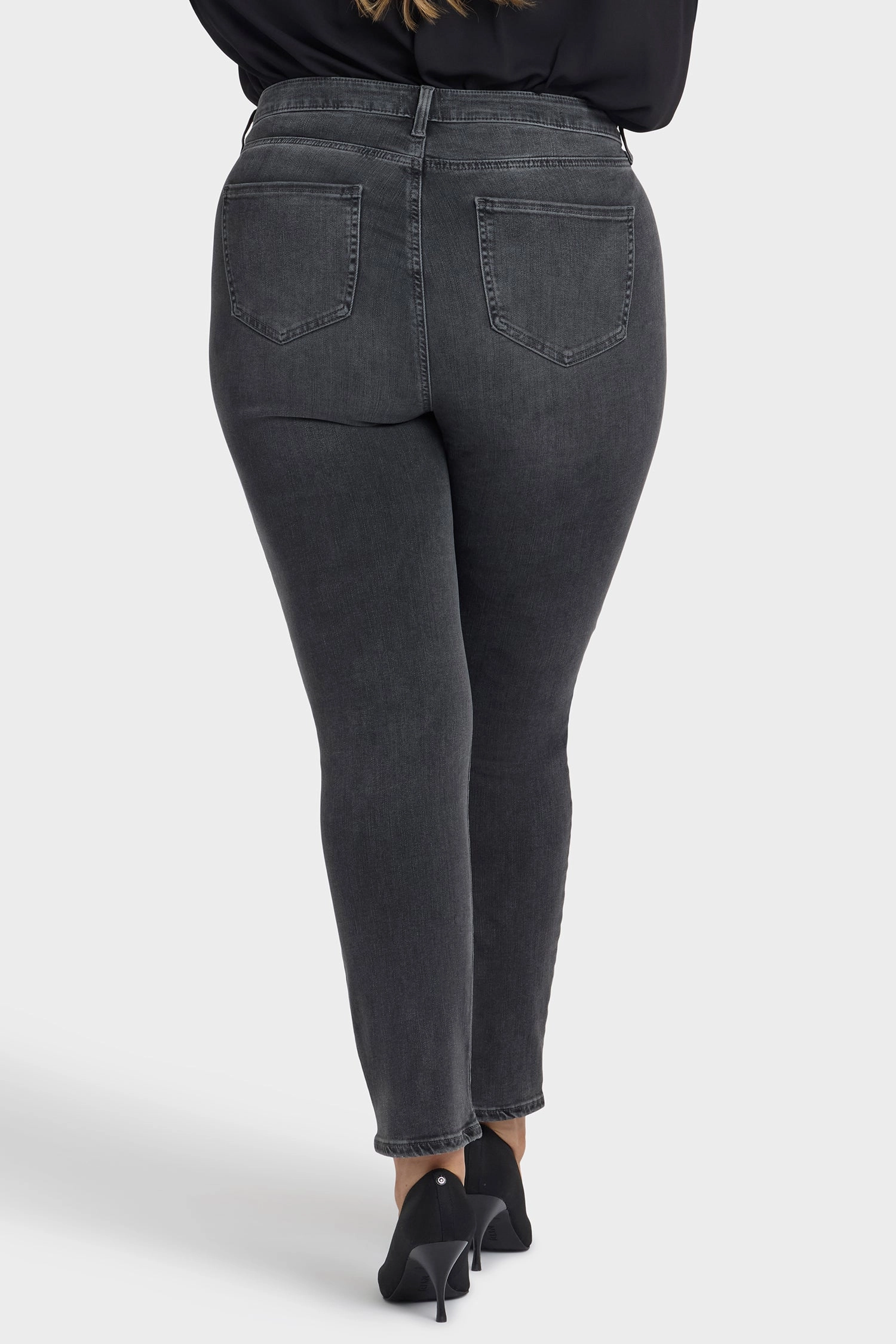 Sheri Slim Jeans In Plus Size - Gloomy Marais Morning Stroll Professional Wear Brunch Outfit Home Comfort Weekend Warrior