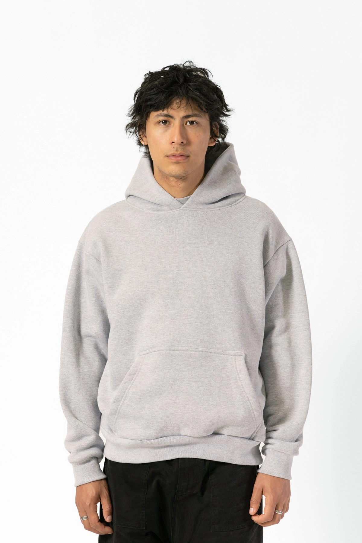 Flex Knit Ribbing Blacksmith - 750GSM Utility Hoodie - Grey