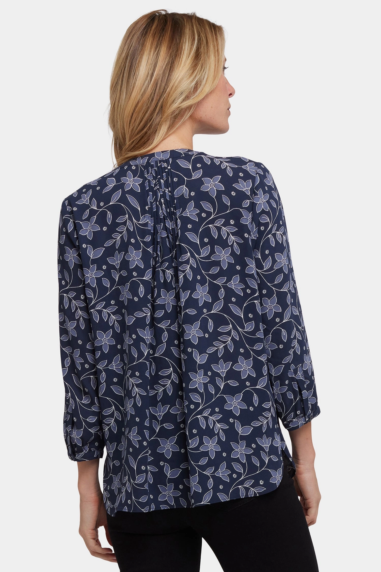 Pintuck Blouse - Lisette Moisture Wicking Layer Wrinkle-Resistant